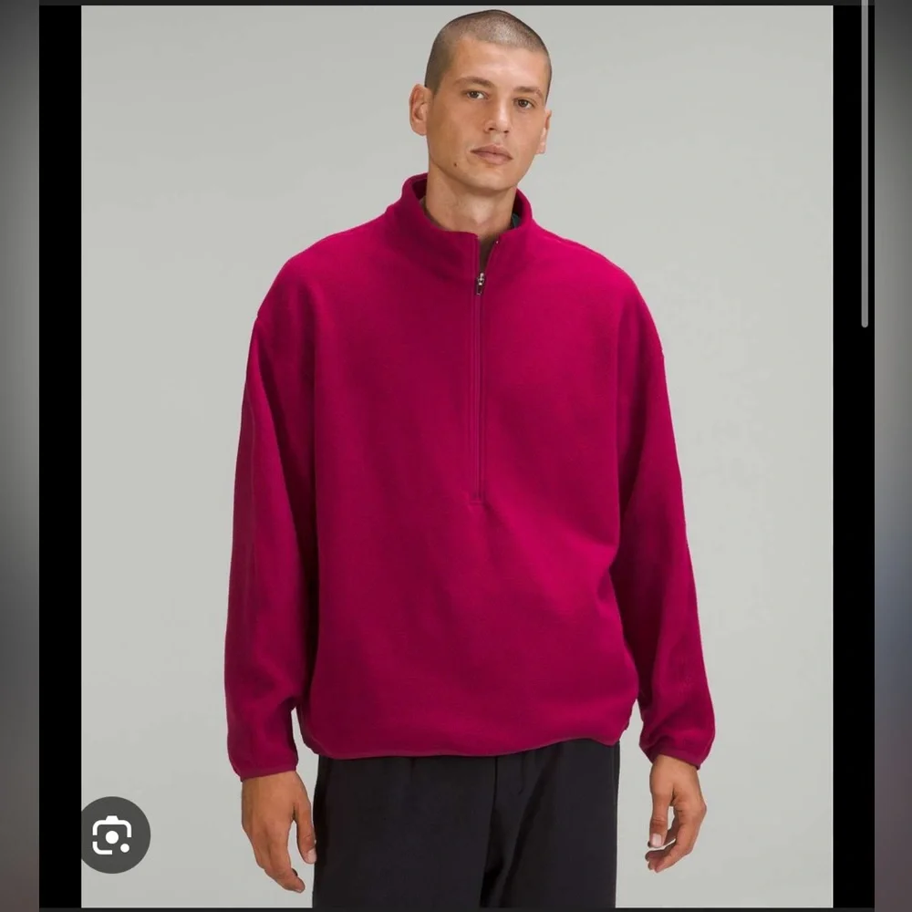 Lululemon Oversized Fit Fleece Half Zip - Picture 1 of 8